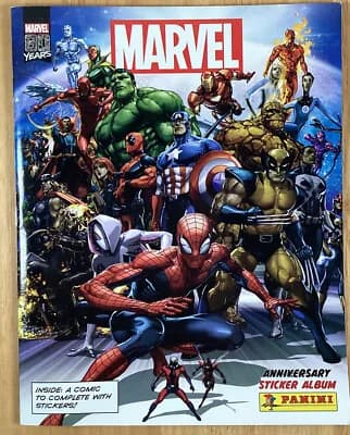 2020 Panini Marvel 80 Years Stickers trading card set