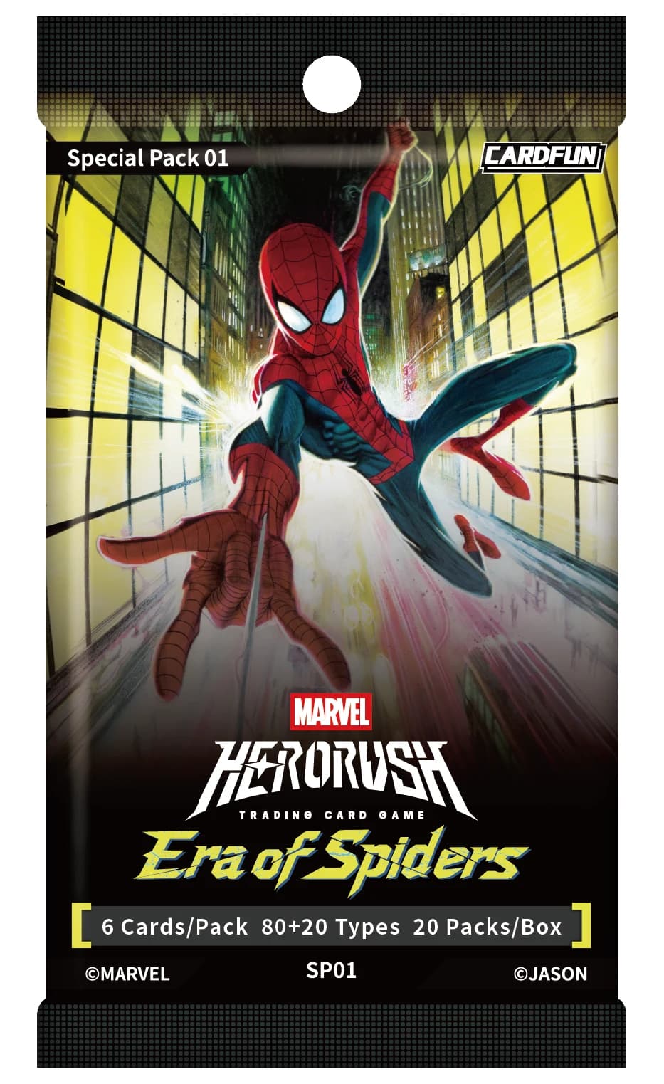 2026 Card Fun Marvel Hero Rush SP01 Era of Spiders trading card set