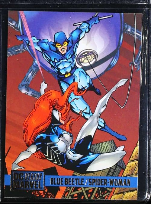 Blue Beetle vs. Spider-Woman #54 — DC versus Marvel Comics