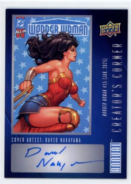David Nakayama #CC-DN — 2024-25 Upper Deck DC Annual