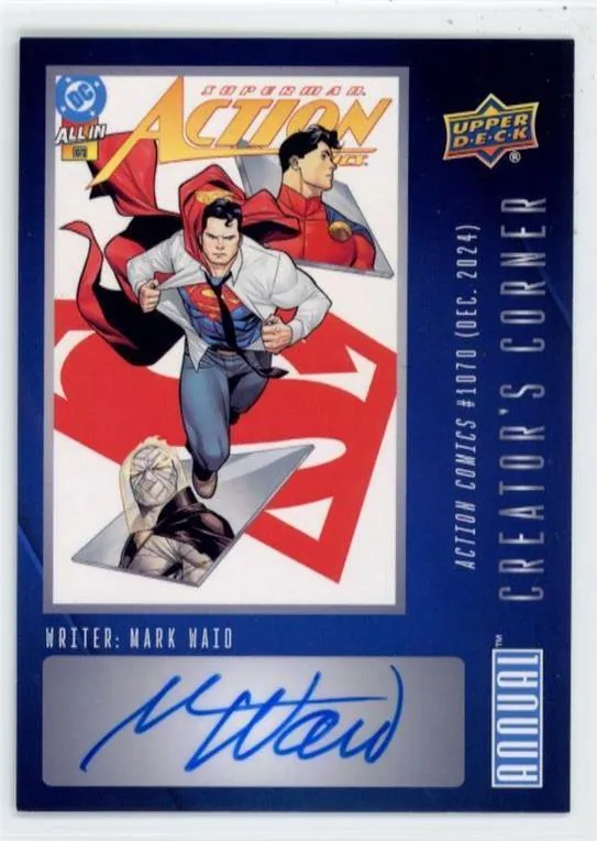 Mark Waid #CC-MW — 2024-25 Upper Deck DC Annual