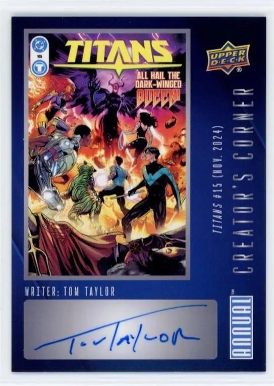 Tom Taylor #CC-TT — 2024-25 Upper Deck DC Annual