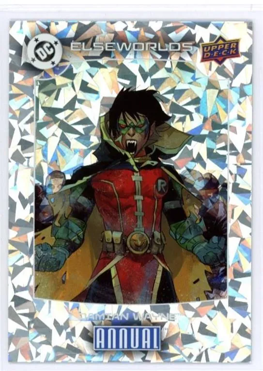 Damian Wayne #’ed/299 #E-12 — 2024-25 Upper Deck DC Annual