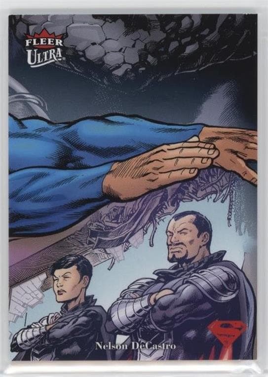 Top Row, Left Corner #10 of 27 — 2026 Fleer Ultra Superman