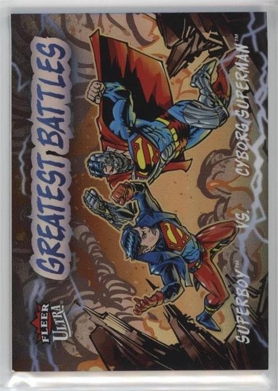 Superboy vs. Cyborg Superman #GB-32 — 2026 Fleer Ultra Superman