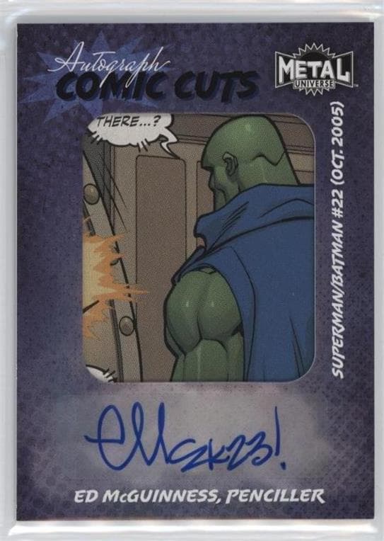 Ed McGuinness (Penciller) - Superman/Batman (2003) #22 #ACC-EM — 2025 Skybox Metal Universe Batman