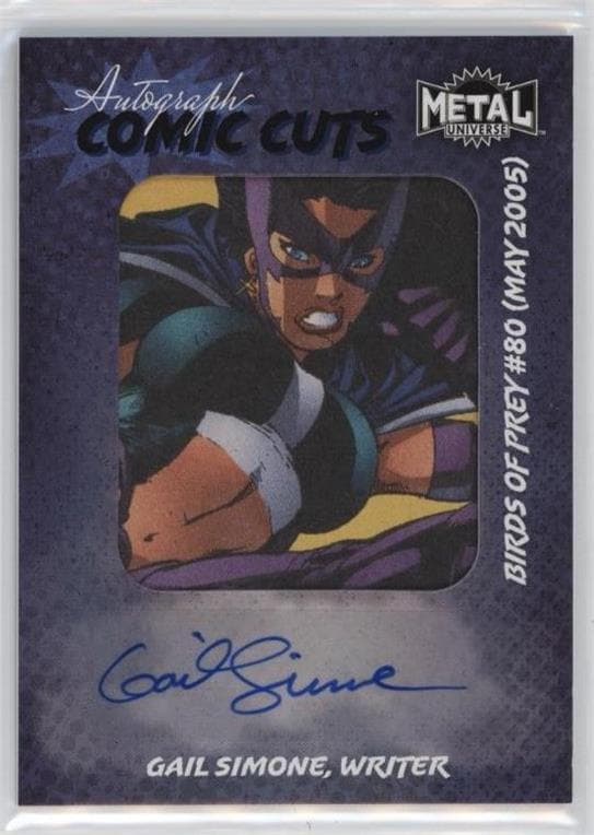 Gail Simone (Writer) - Birds of Prey (1999) #80 #ACC-GS — 2025 Skybox Metal Universe Batman