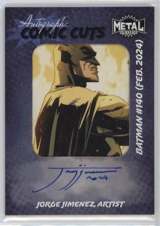 Jorge Jimenez (Penicller and Inker) - Batman (2016) #140 #ACC-JJ — 2025 Skybox Metal Universe Batman
