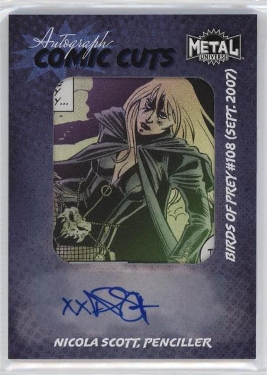 Nicola Scott (Penciller) - Birds of Prey (1999) #108 #ACC-NS — 2025 Skybox Metal Universe Batman