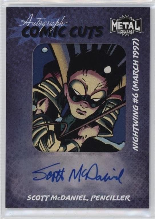 Scott McDaniel (Penciller) - Nightwing (1996) #6 #ACC-SM — 2025 Skybox Metal Universe Batman