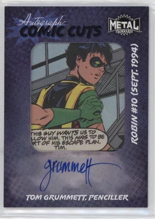 Tom Grummett (Penciller) - Robin (1993) #10 #ACC-TG — 2025 Skybox Metal Universe Batman
