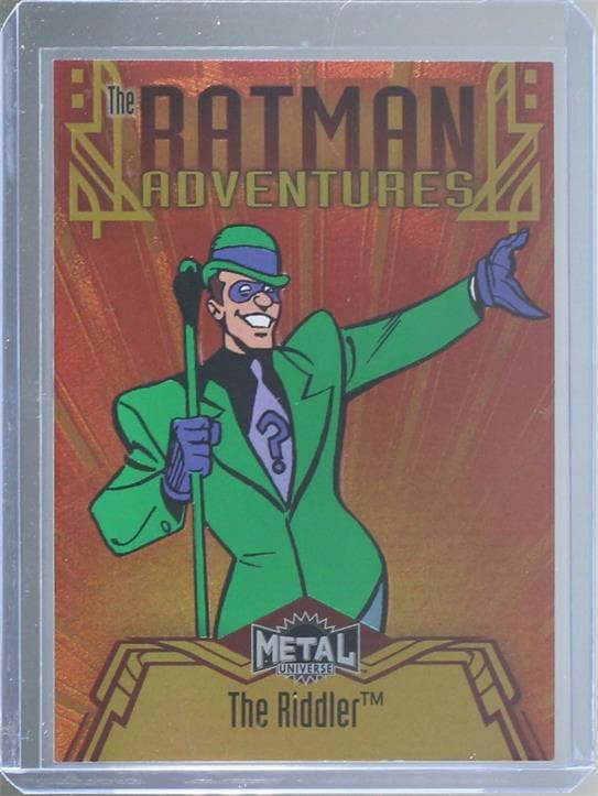 The Riddler #BA-8 — 2025 Skybox Metal Universe Batman