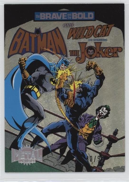 The Brave and the Bold (1955 #118 - Batman, Wildcat and The Joker #BB-3 — 2025 Skybox Metal Universe Batman
