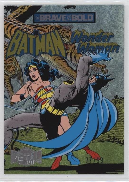 The Brave and the Bold (1955 #131 - Batman and Wonder Woman #BB-4 — 2025 Skybox Metal Universe Batman