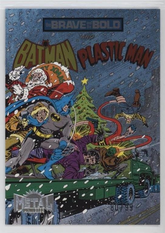 The Brave and the Bold (1955 #148 - Batman and Plastic Man #BB-5 — 2025 Skybox Metal Universe Batman