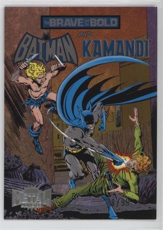 The Brave and the Bold (1955 #157 - Batman and Kamandi #BB-7 — 2025 Skybox Metal Universe Batman