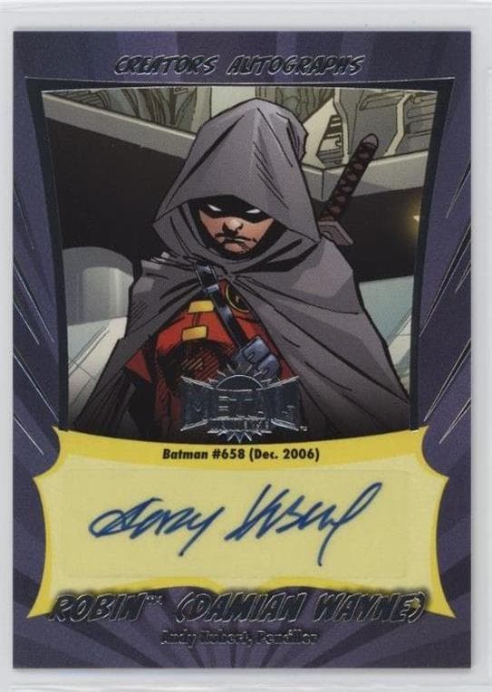 Robin (Damian Wayne) - Andy Kubert (Penciller), Batman (1940) #658 #CA-AK — 2025 Skybox Metal Universe Batman