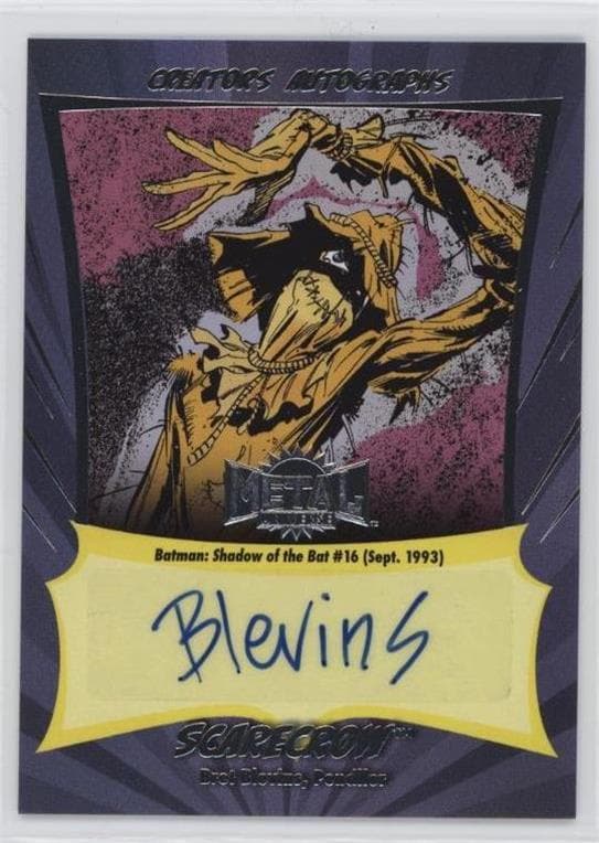 Scarecrow - Bret Blevins (Penciller), Batman: Shadow Of The Bat (1992) #16 #CA-BL — 2025 Skybox Metal Universe Batman