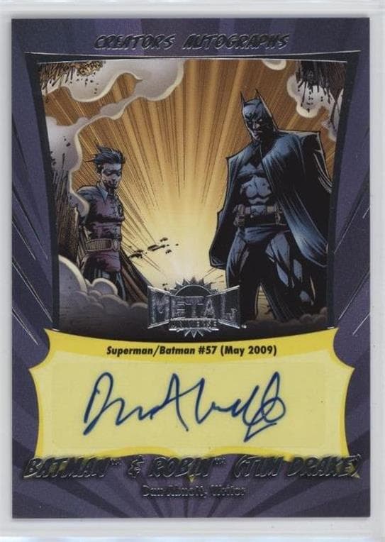 Batman and Robin (Tim Drake) - Dan Abnett (Writer), Superman/Batman (2003) #57 #CA-DA — 2025 Skybox Metal Universe Batman