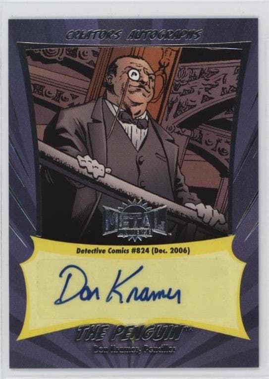 The Penguin - Don Kramer (Penciller), Detective Comics (1937) #824 #CA-DK — 2025 Skybox Metal Universe Batman