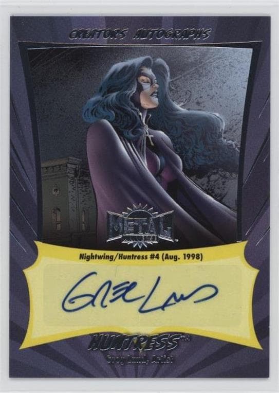 Huntress - Greg Land (Artist), Nightwing/Huntress (1998) #3 #CA-GL — 2025 Skybox Metal Universe Batman
