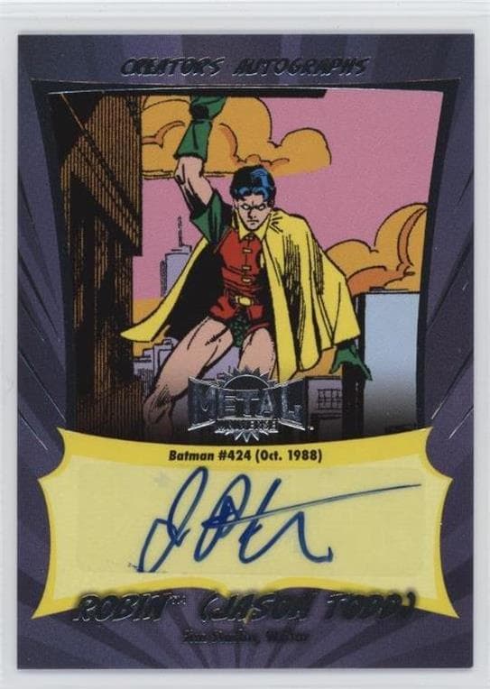 Robin (Jason Todd) - Jim Starlin (Writer), Batman (1940) #424 #CA-JS — 2025 Skybox Metal Universe Batman