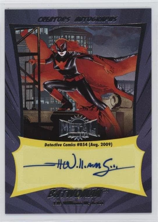 Batwoman - J.H. Williams III (Artist), Detective Comics (1937) #854 #CA-JW — 2025 Skybox Metal Universe Batman
