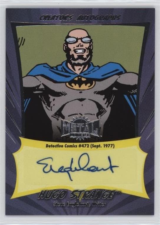 Hugo Strange - Steve Englehart (Writer), Detective Comics (1977) #472 #CA-SE — 2025 Skybox Metal Universe Batman
