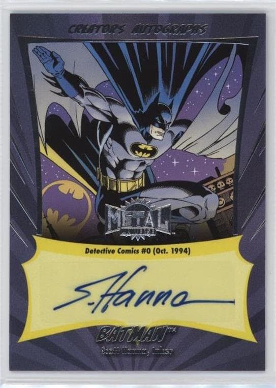 Batman - Scott Hanna (Inker), Detective Comics (1994) #0 #CA-SH — 2025 Skybox Metal Universe Batman