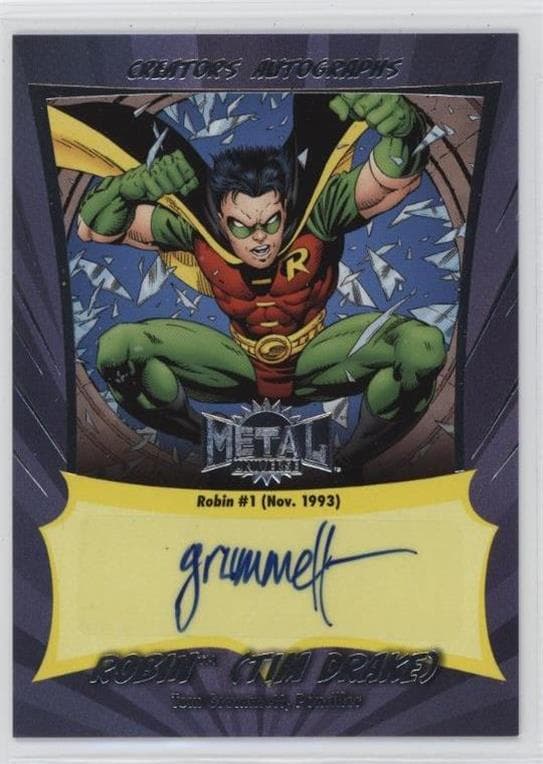 Robin (Tim Drake) - Tom Grummett Penciller), Robin (1993) #1 #CA-TG — 2025 Skybox Metal Universe Batman