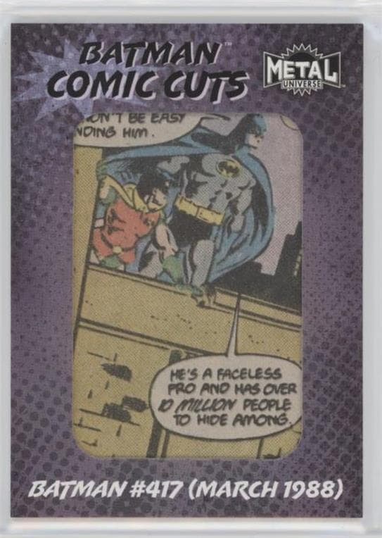 Batman (1940) #417 - Ten Nights of the Beast #CC-11 — 2025 Skybox Metal Universe Batman