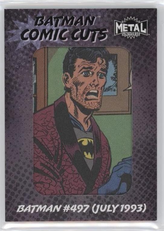 Batman (1940) #497 - Knightfall Part 11, Bane Breaks Batman's Back #CC-25 — 2025 Skybox Metal Universe Batman