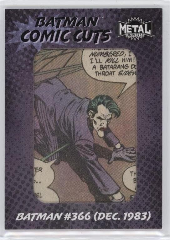 Batman (1940) #366 - First New Robin in Costume #CC-4 — 2025 Skybox Metal Universe Batman