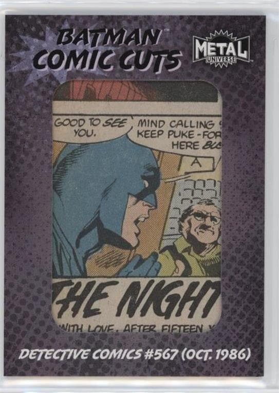 Detective Comics (1937) #567 - by Harlan Ellison & Gene Colan #CC-44 — 2025 Skybox Metal Universe Batman