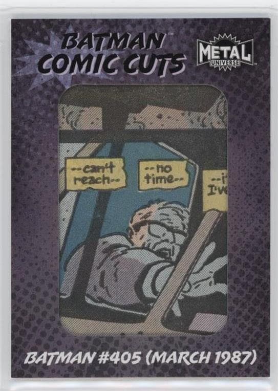Batman (1940) #405 - Batman Year One by Miller & Mazzuchelli #CC-7 — 2025 Skybox Metal Universe Batman
