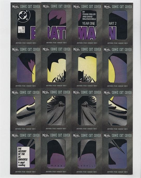 Batman (1940) #405 - Batman Year One by Miller & Mazzuchelli #CCC-5 — 2025 Skybox Metal Universe Batman