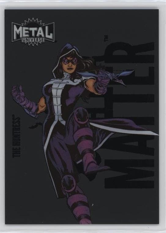 The Huntress #DM-18 — 2025 Skybox Metal Universe Batman