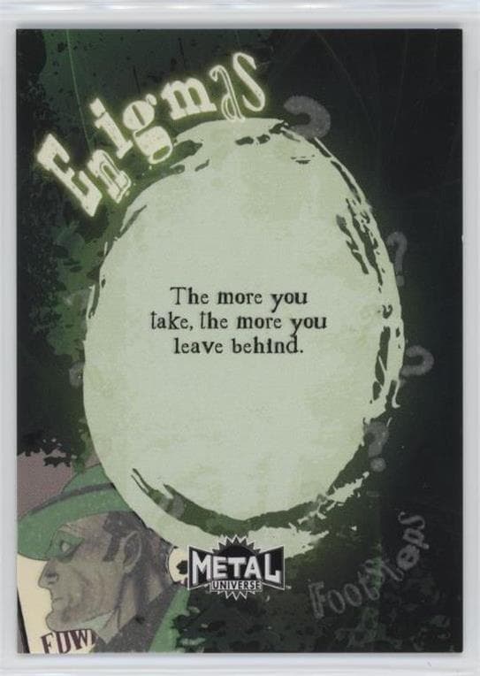 The Riddler - Gotham City Sirens (2010) #9 #E-18 — 2025 Skybox Metal Universe Batman