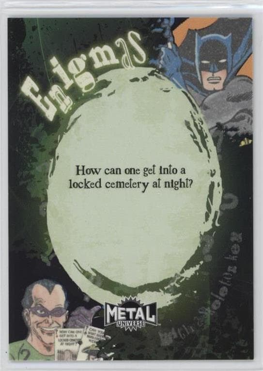 The Riddler - Batman (1940) #179 #E-2 — 2025 Skybox Metal Universe Batman