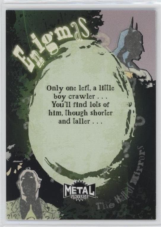 The Riddler - Batman (1940) #454 #E-20 — 2025 Skybox Metal Universe Batman