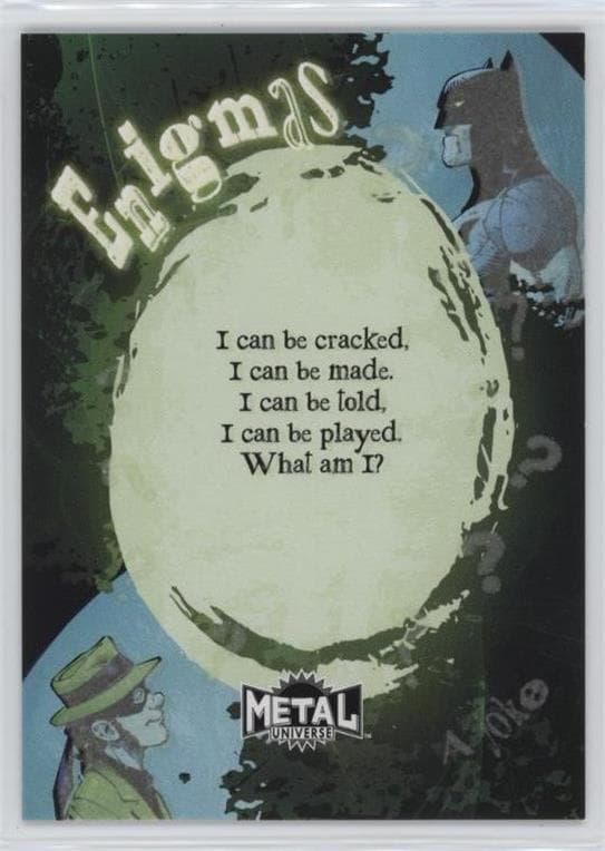 The Riddler - Batman (2014) #32 #E-9 — 2025 Skybox Metal Universe Batman