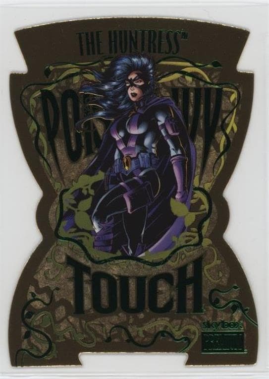 The Huntress #PIT-23 — 2025 Skybox Metal Universe Batman