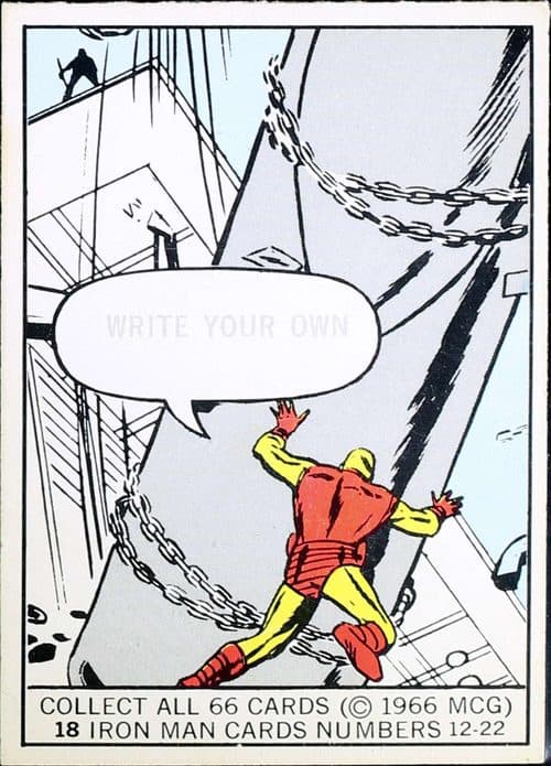 (Write your own caption) #18 — 1966 Donruss Marvel Super Heroes