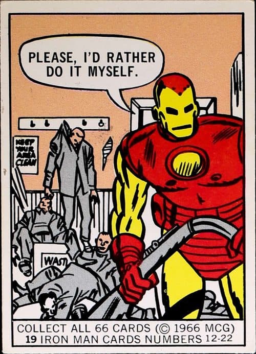 Please, I'd rather do it myself. #19 — 1966 Donruss Marvel Super Heroes
