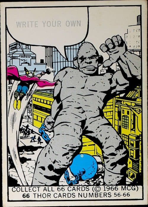 (Write your own caption) #66 — 1966 Donruss Marvel Super Heroes