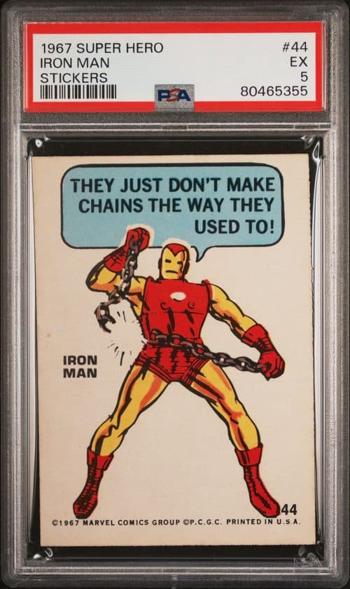 Iron Man - They just don't make chains the way they used to! #44 — Marvel Super Heroes Stickers
