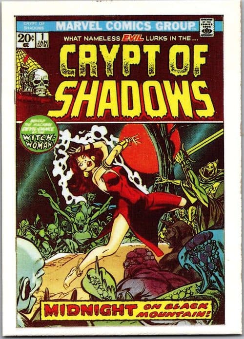 Crypt of Shadows #28 — Marvel Superheroes First Issue Covers