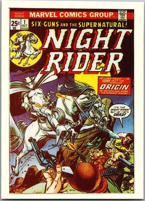 Night Rider #32 — Marvel Superheroes First Issue Covers