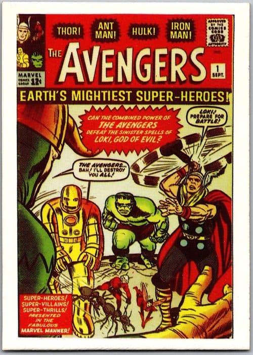 The Avengers #4 — Marvel Superheroes First Issue Covers