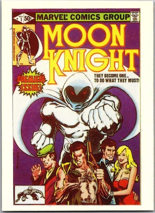 Moon Knight #48 — Marvel Superheroes First Issue Covers